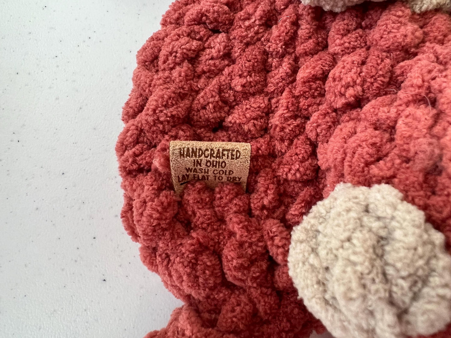 Dusty the Dragon Lovey Large Crochet