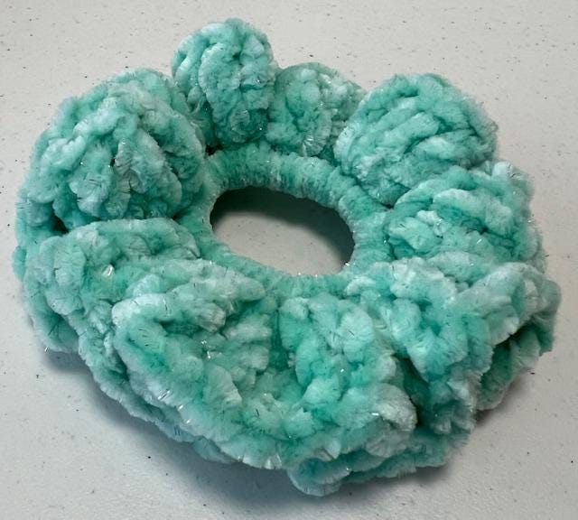 Scrunchy Sparkly Velvet - Available in 12 colors