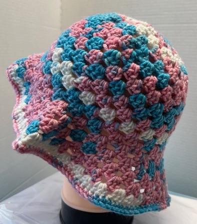 Granny Stitch Bucket Hat HANDMADE CROCHET