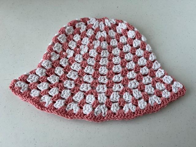 Granny Stitch Bucket Hat HANDMADE CROCHET