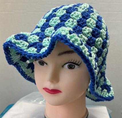 Granny Stitch Bucket Hat HANDMADE CROCHET