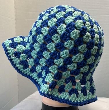 Granny Stitch Bucket Hat HANDMADE CROCHET