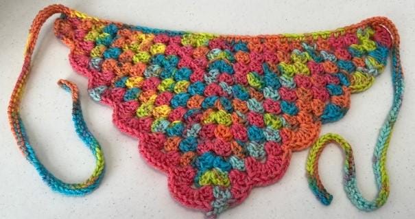 Granny Stitch Bandana HANDMADE CROCHET