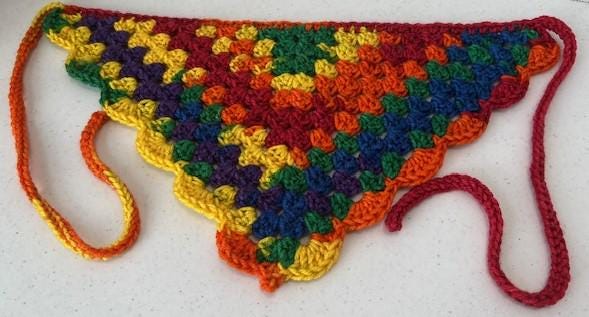 Granny Stitch Bandana HANDMADE CROCHET