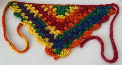 Granny Stitch Bandana HANDMADE CROCHET