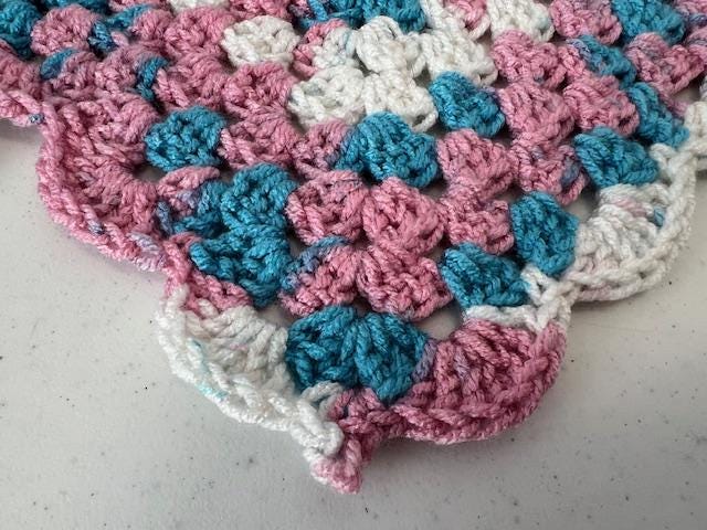 Granny Stitch Bandana HANDMADE CROCHET