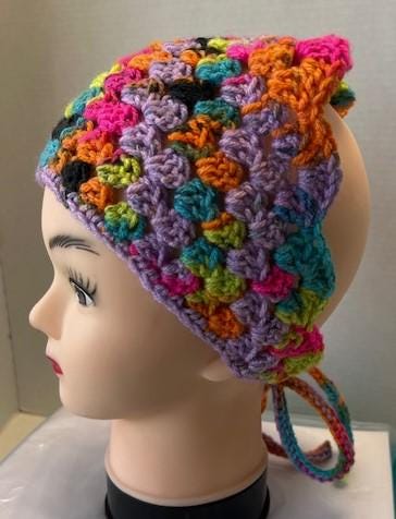 Granny Stitch Bandana HANDMADE CROCHET