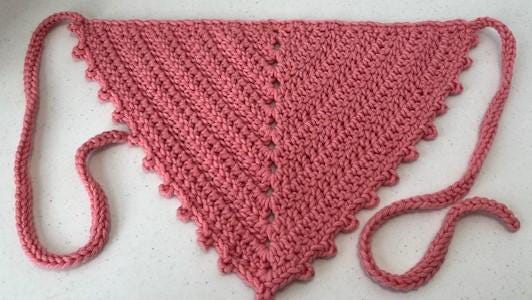 Granny Stitch Bandana HANDMADE CROCHET