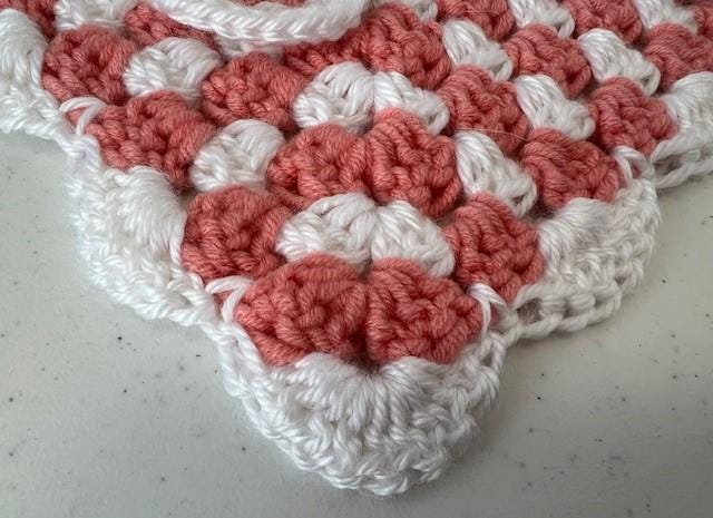Granny Stitch Bandana HANDMADE CROCHET