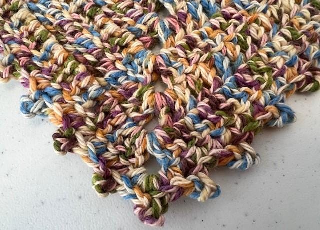 Granny Stitch Bandana HANDMADE CROCHET