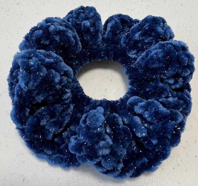 Scrunchy Sparkly Velvet - Available in 12 colors
