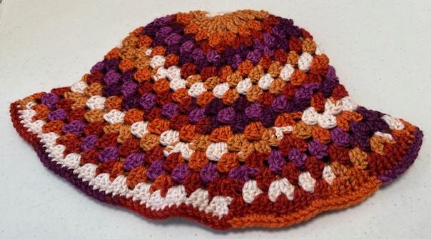 Granny Stitch Bucket Hat HANDMADE CROCHET
