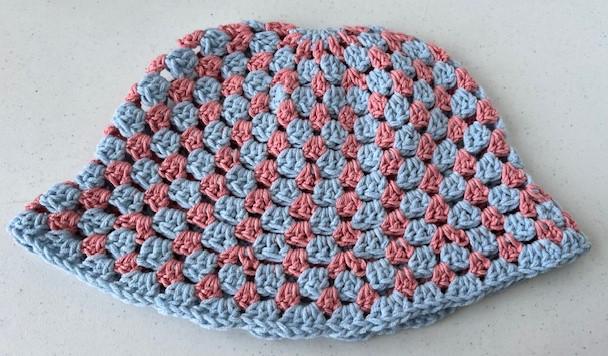 Granny Stitch Bucket Hat HANDMADE CROCHET