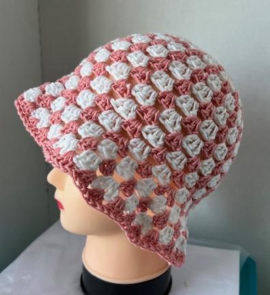 Granny Stitch Bucket Hat HANDMADE CROCHET