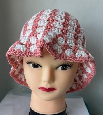 Granny Stitch Bucket Hat HANDMADE CROCHET