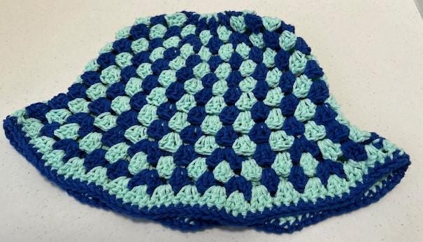 Granny Stitch Bucket Hat HANDMADE CROCHET