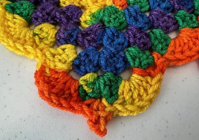 Granny Stitch Bandana HANDMADE CROCHET