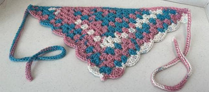 Granny Stitch Bandana HANDMADE CROCHET