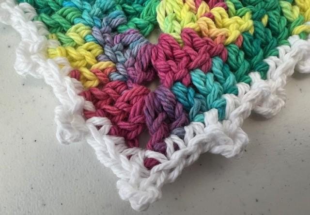 Granny Stitch Bandana HANDMADE CROCHET
