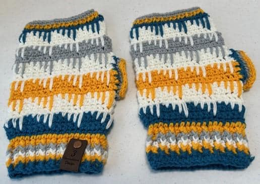 Spike Fingerless Gloves - Sized Extra Large
