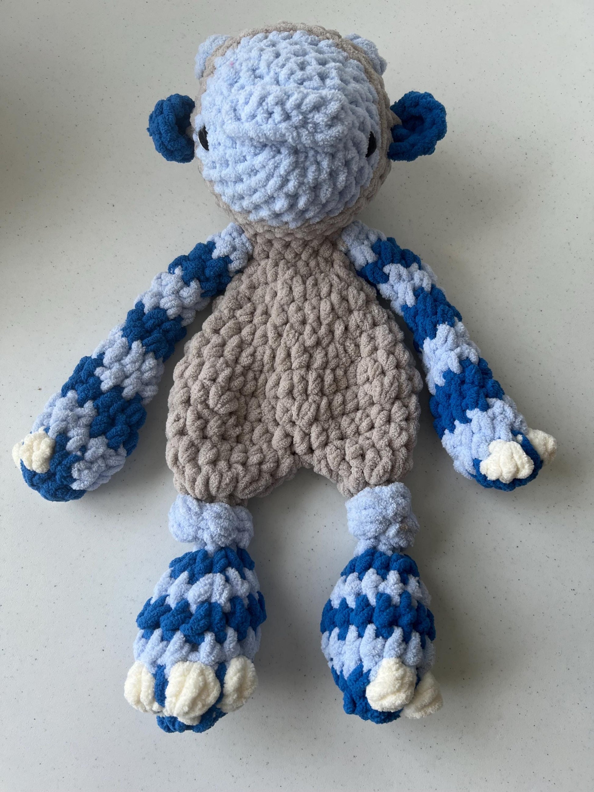 Yeti Lovey Large Crochet