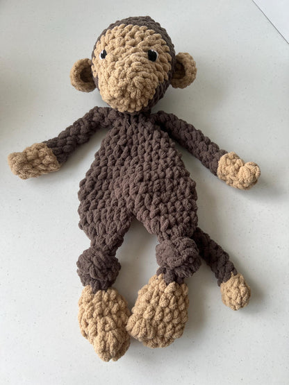 Max the Monkey Lovey Large Crochet