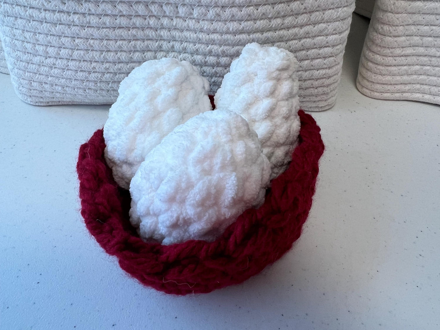 Crochet Mabel Chicken, Handcrafted Chicken Decor in 3 Sizes