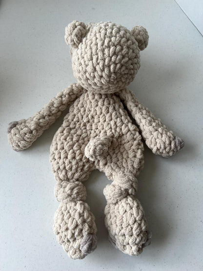 Hendrix the Hippo Lovey Large Crochet