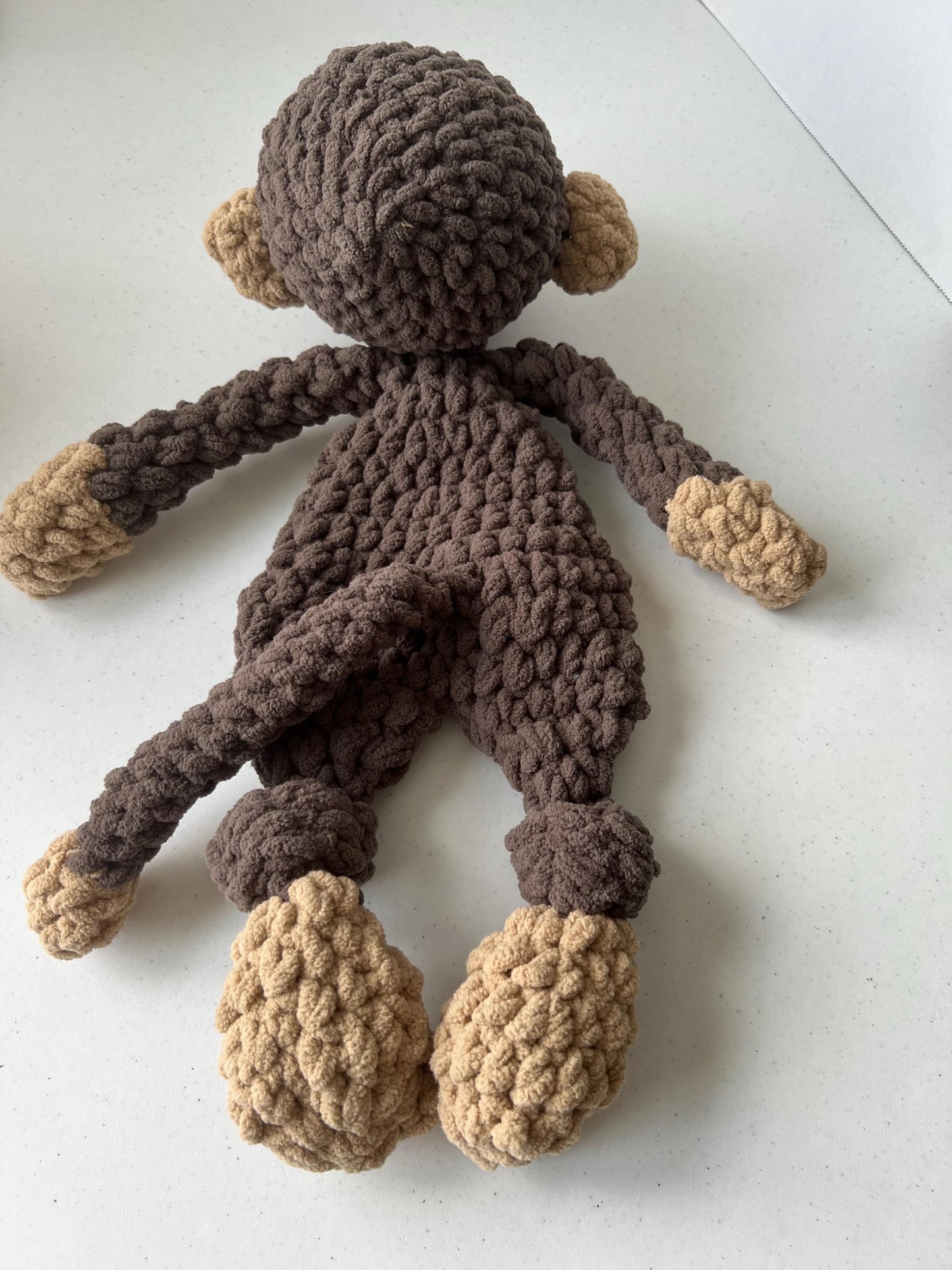 Max the Monkey Lovey Large Crochet