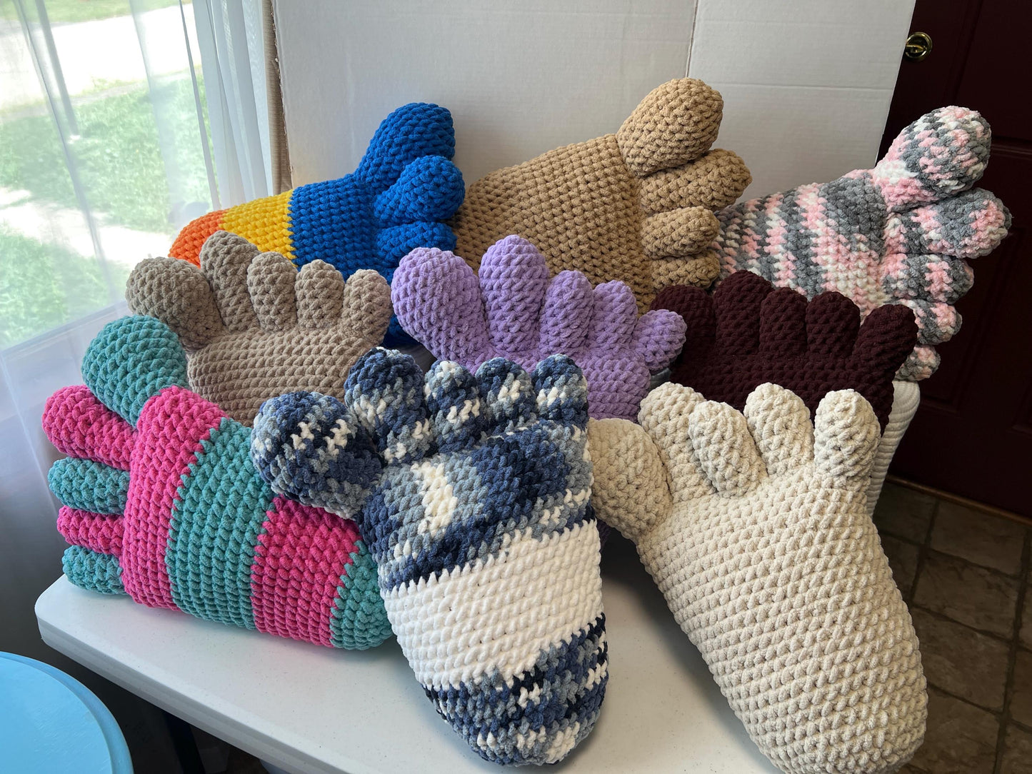 Bruno Big Foot Pillow-NEW COLORS AVAILABLE