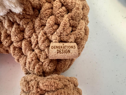 Flora the Fawn Lovey Large Crochet