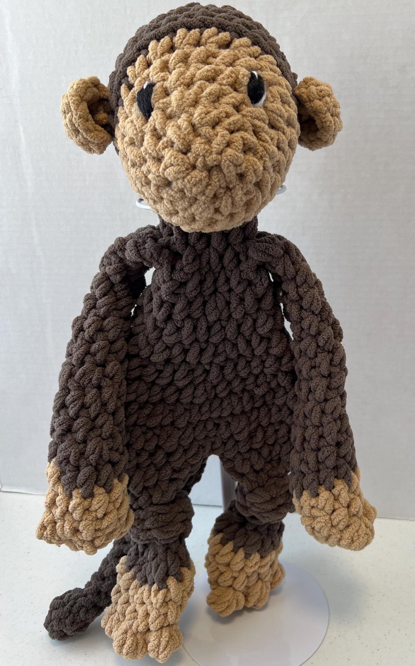 Max the Monkey Lovey Large Crochet