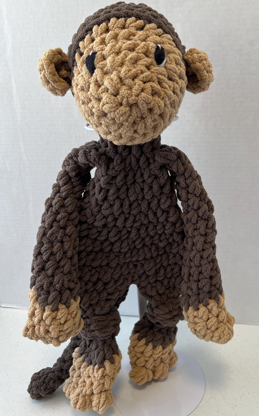 Max the Monkey Lovey Large Crochet