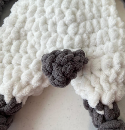 Lettie the Lamb Lovey Large Crochet