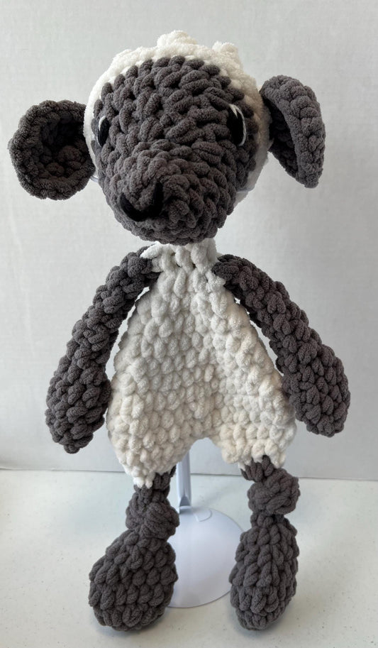 Lettie the Lamb Lovey Large Crochet