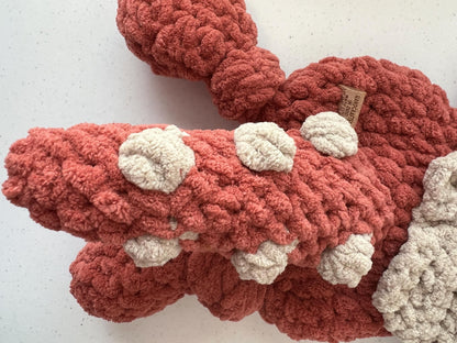 Dusty the Dragon Lovey Large Crochet