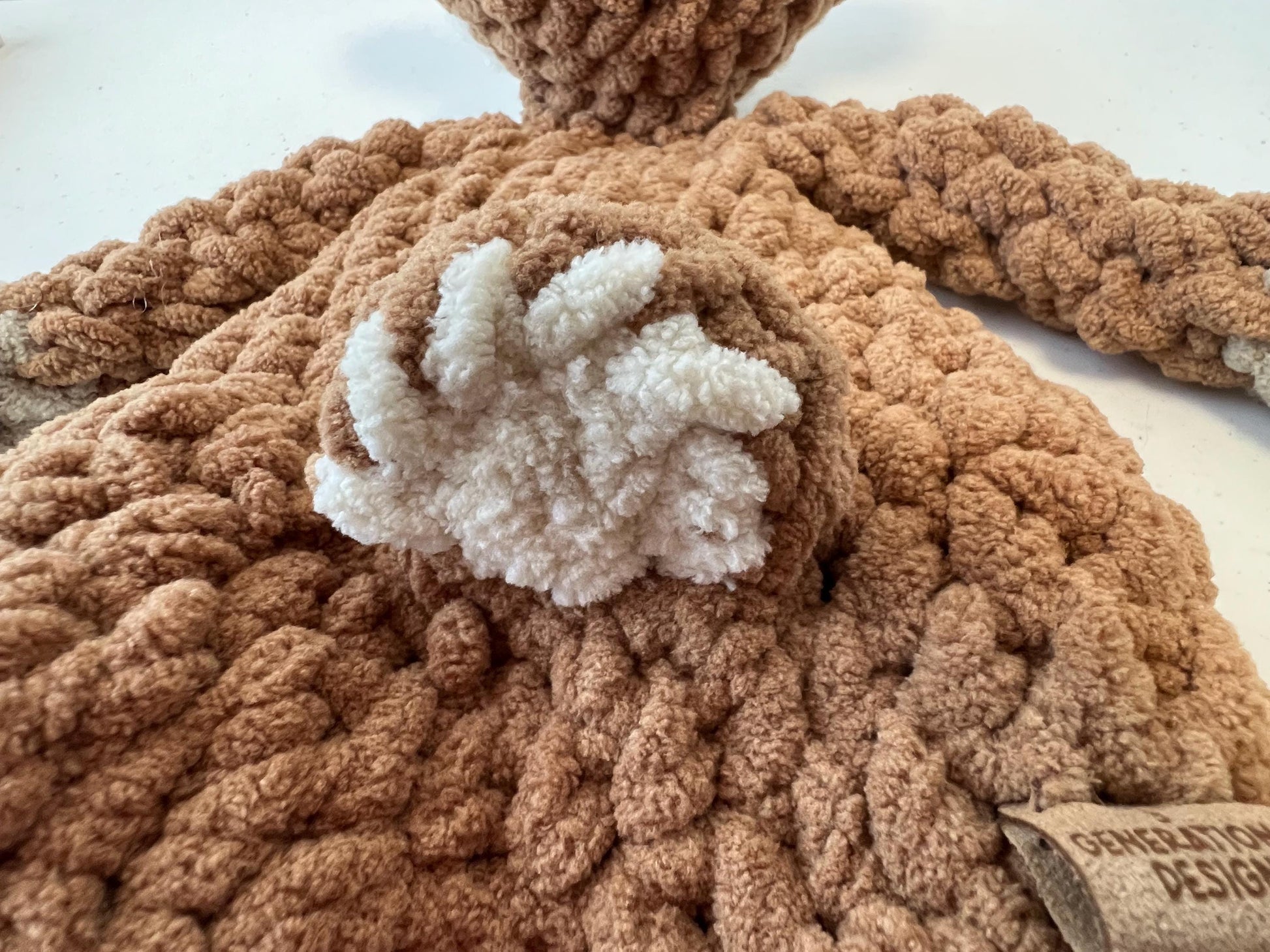 Flora the Fawn Lovey Large Crochet