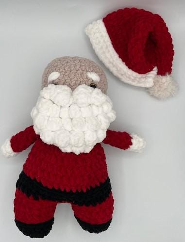 Santa Claus Plushie Crochet Handcrafted