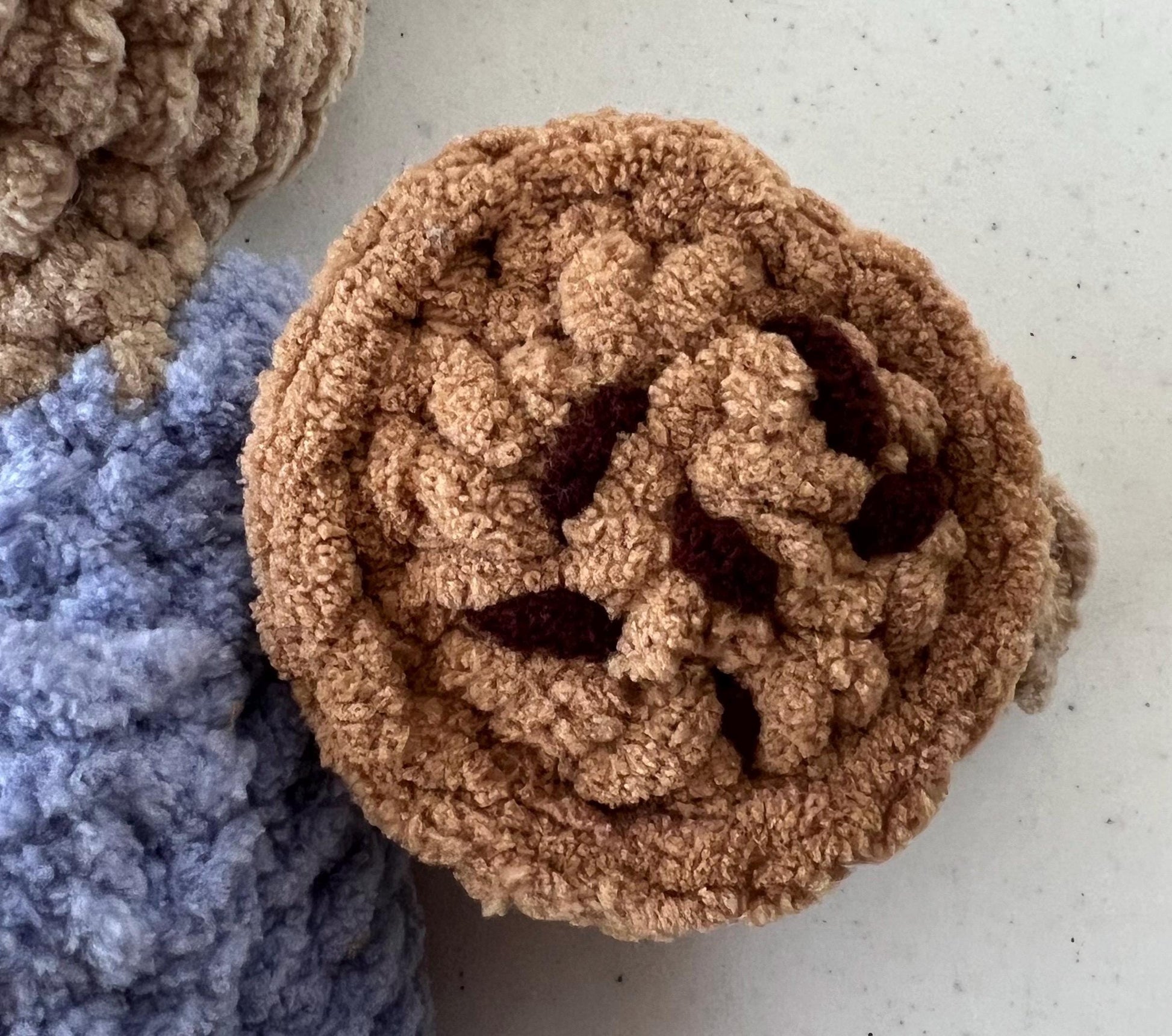 Nibbles the Country Mouse with Cookie Plushie-HANDMADE Crochet (book not included)