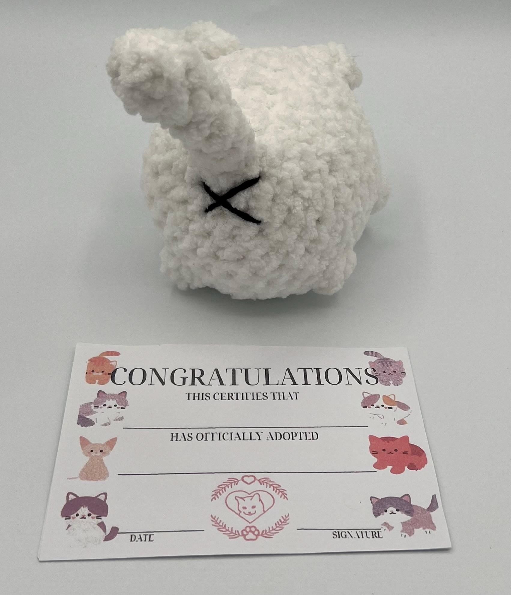 Kitten Plushie-Available in SEVERAL COLORS