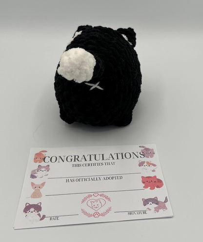 Kitten Plushie-Available in SEVERAL COLORS