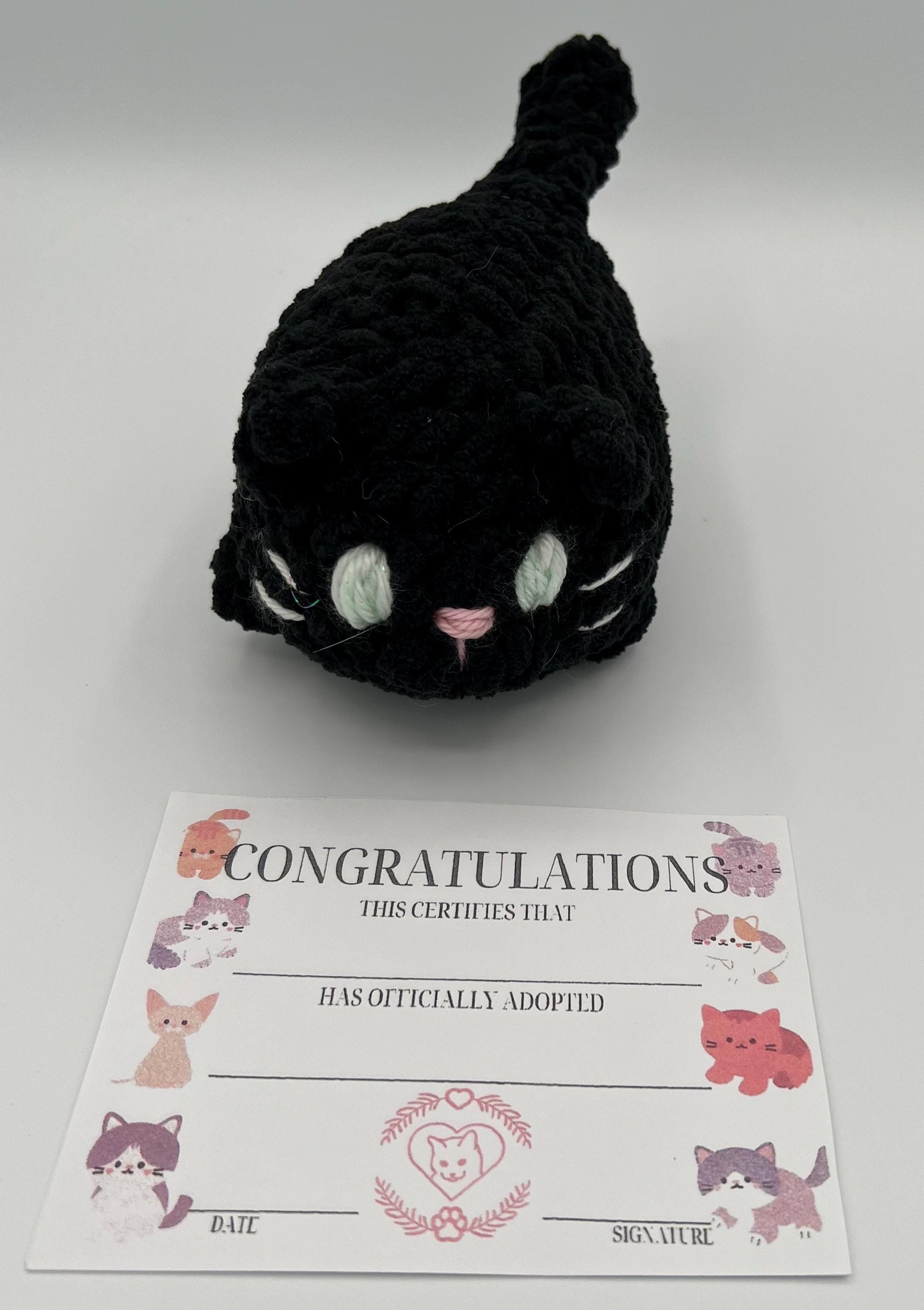 Kitten Plushie-Available in SEVERAL COLORS