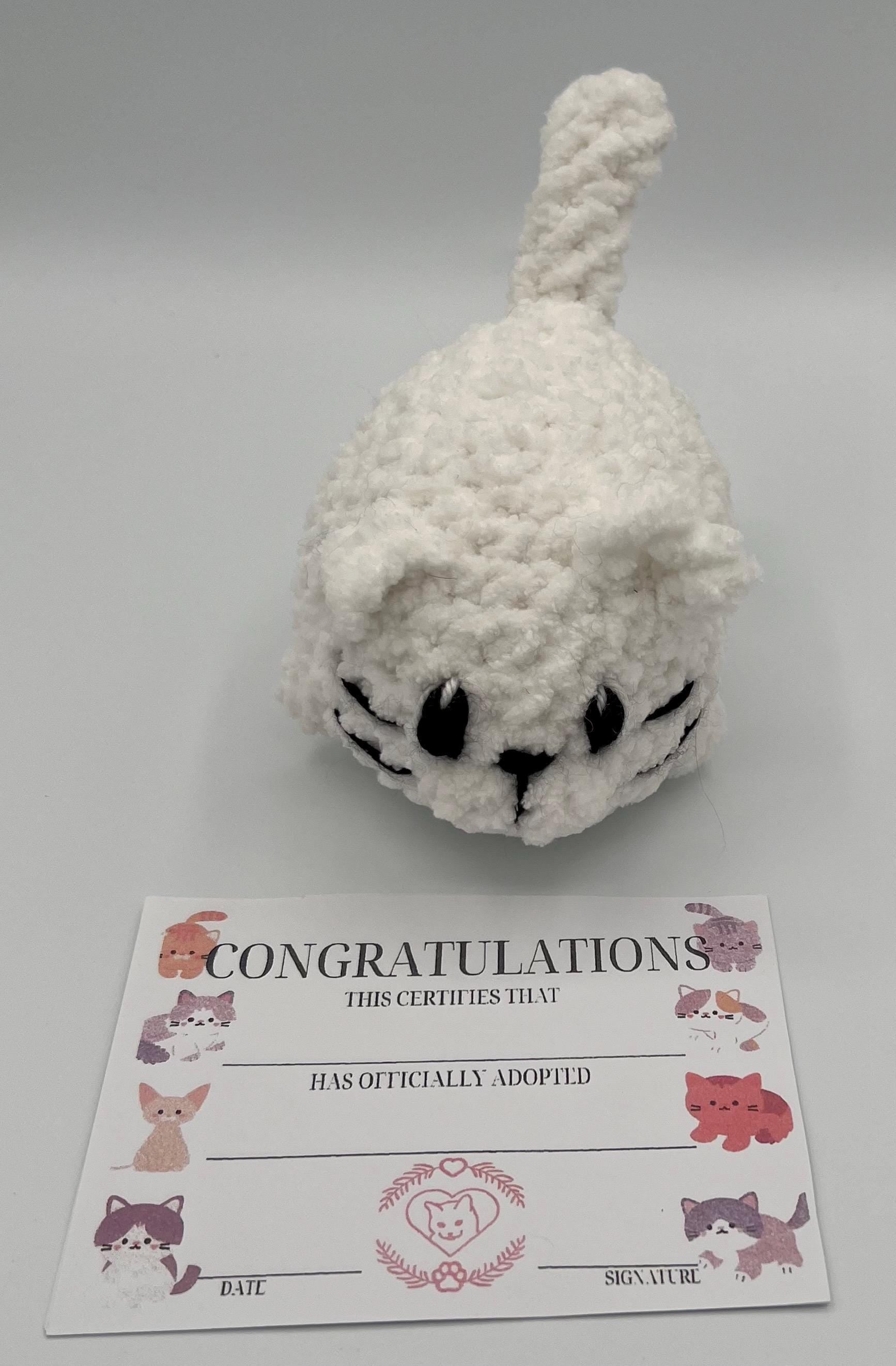 Kitten Plushie-Available in SEVERAL COLORS