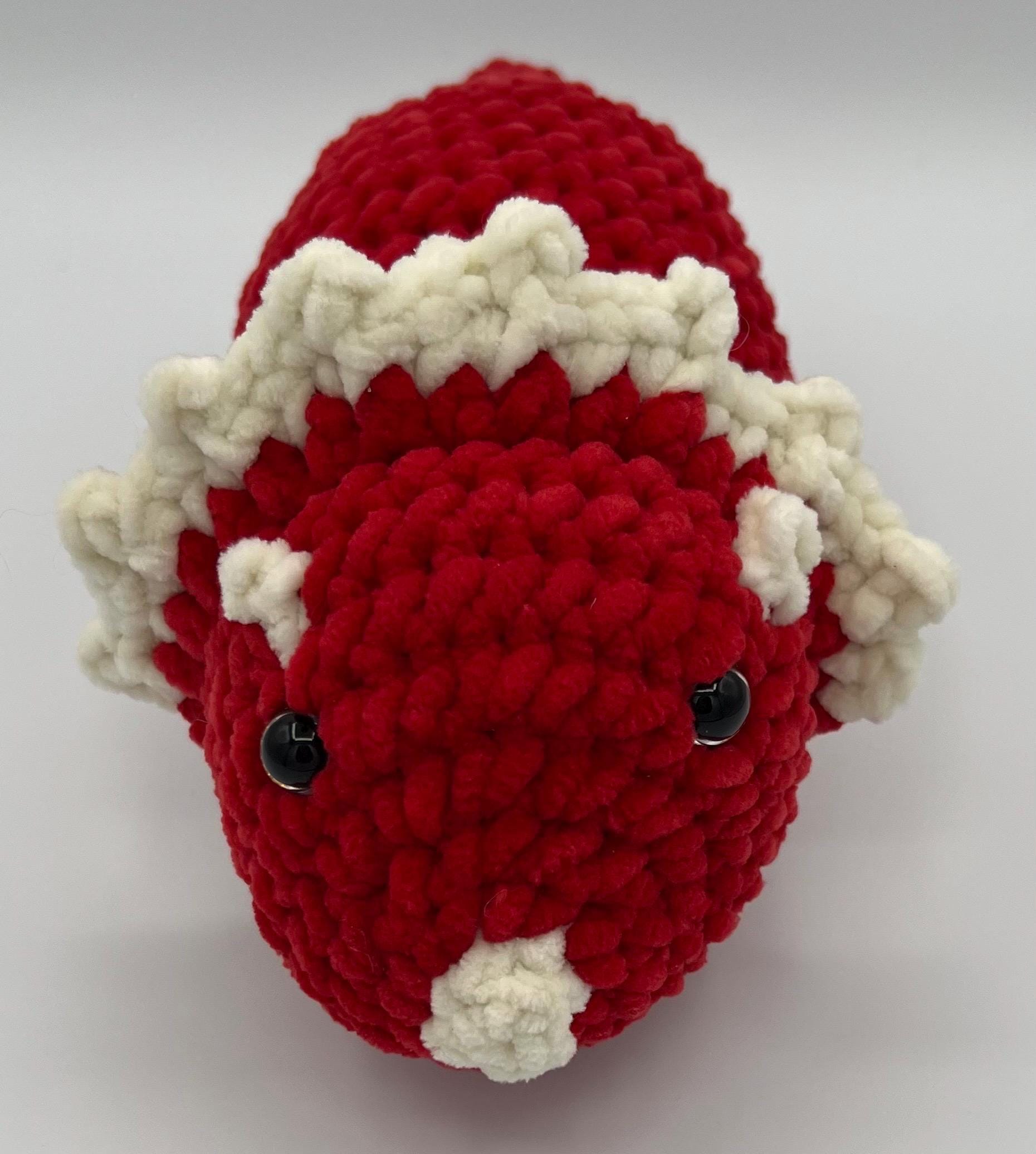 Triceratops Plushie-HANDMADE Crochet