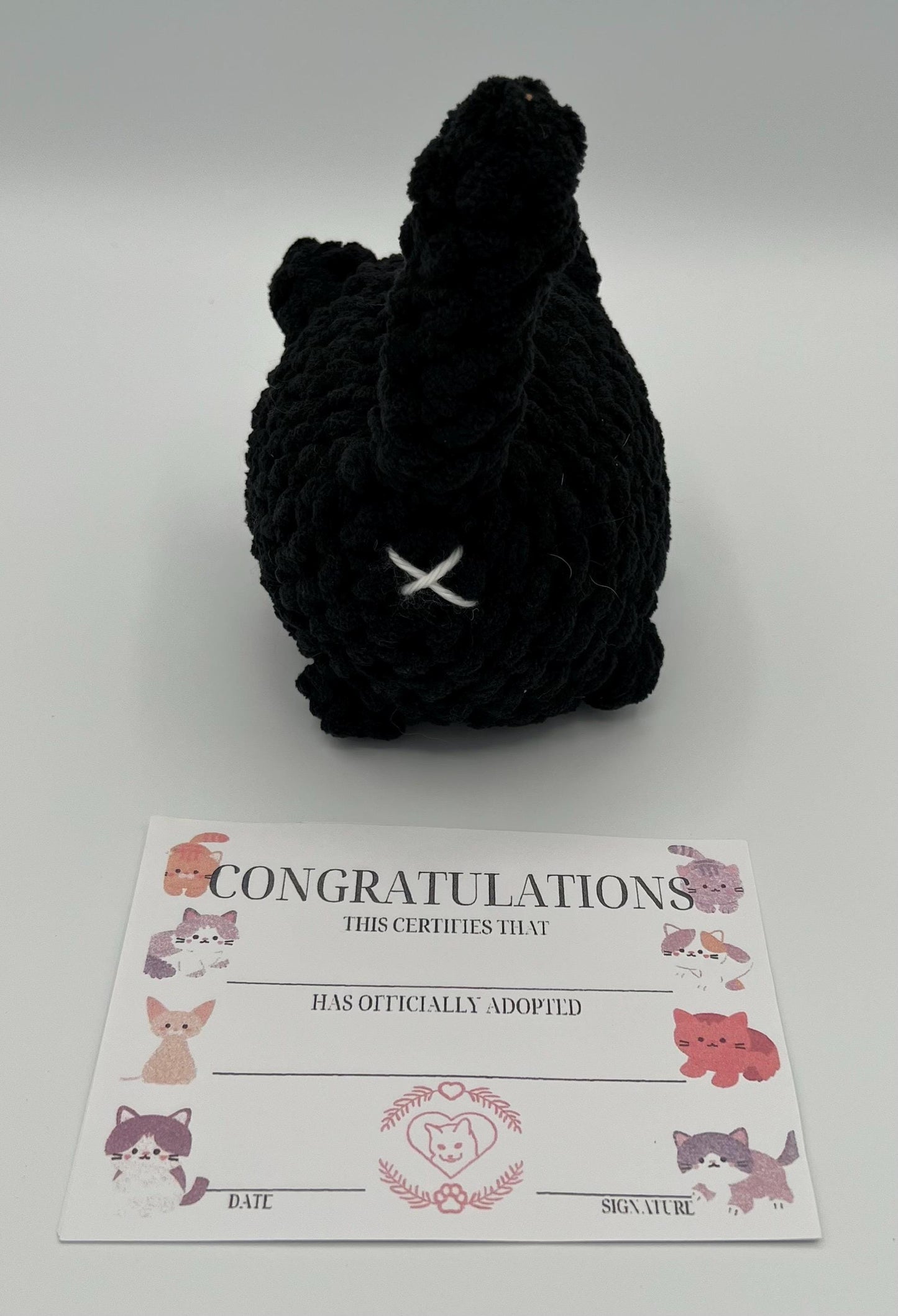 Kitten Plushie-Available in SEVERAL COLORS