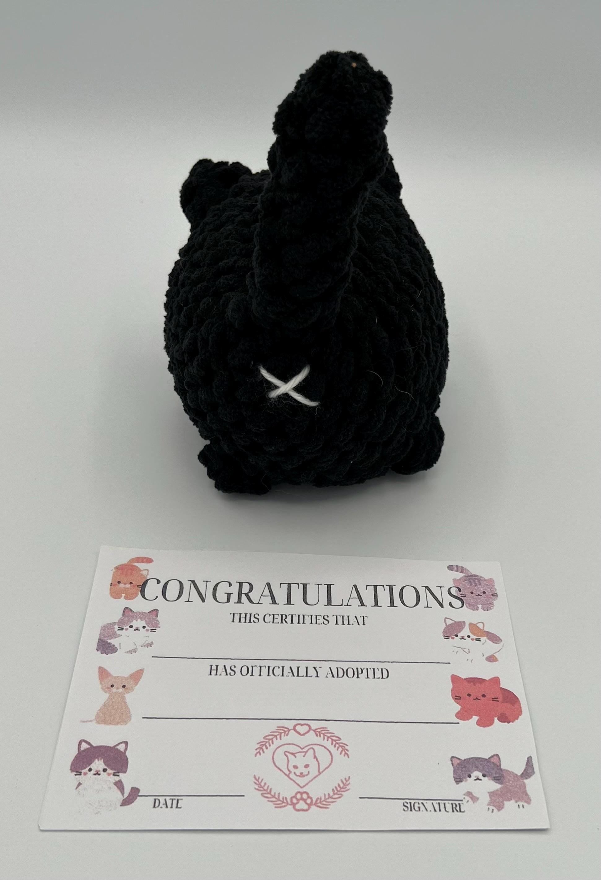 Kitten Plushie-Available in SEVERAL COLORS