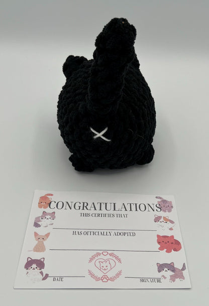 Kitten Plushie-Available in SEVERAL COLORS