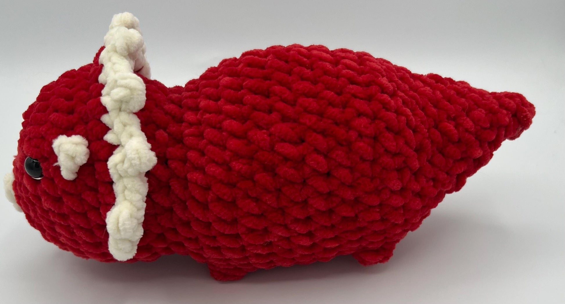 Triceratops Plushie-HANDMADE Crochet