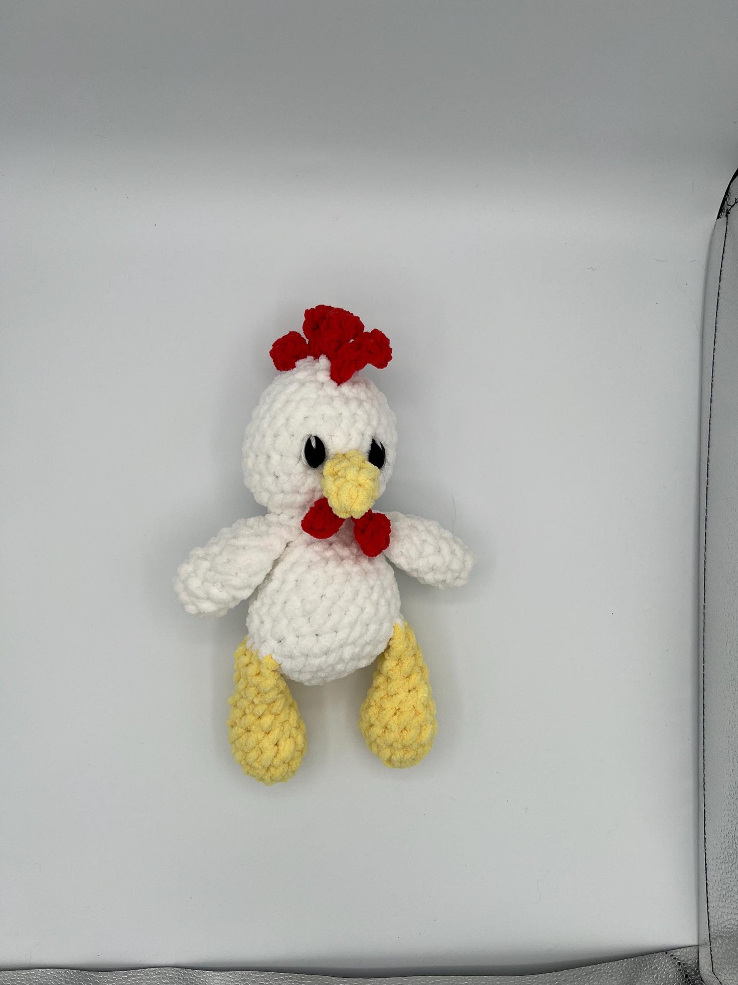 Coop the Chicken Plushie-HANDMADE Crochet