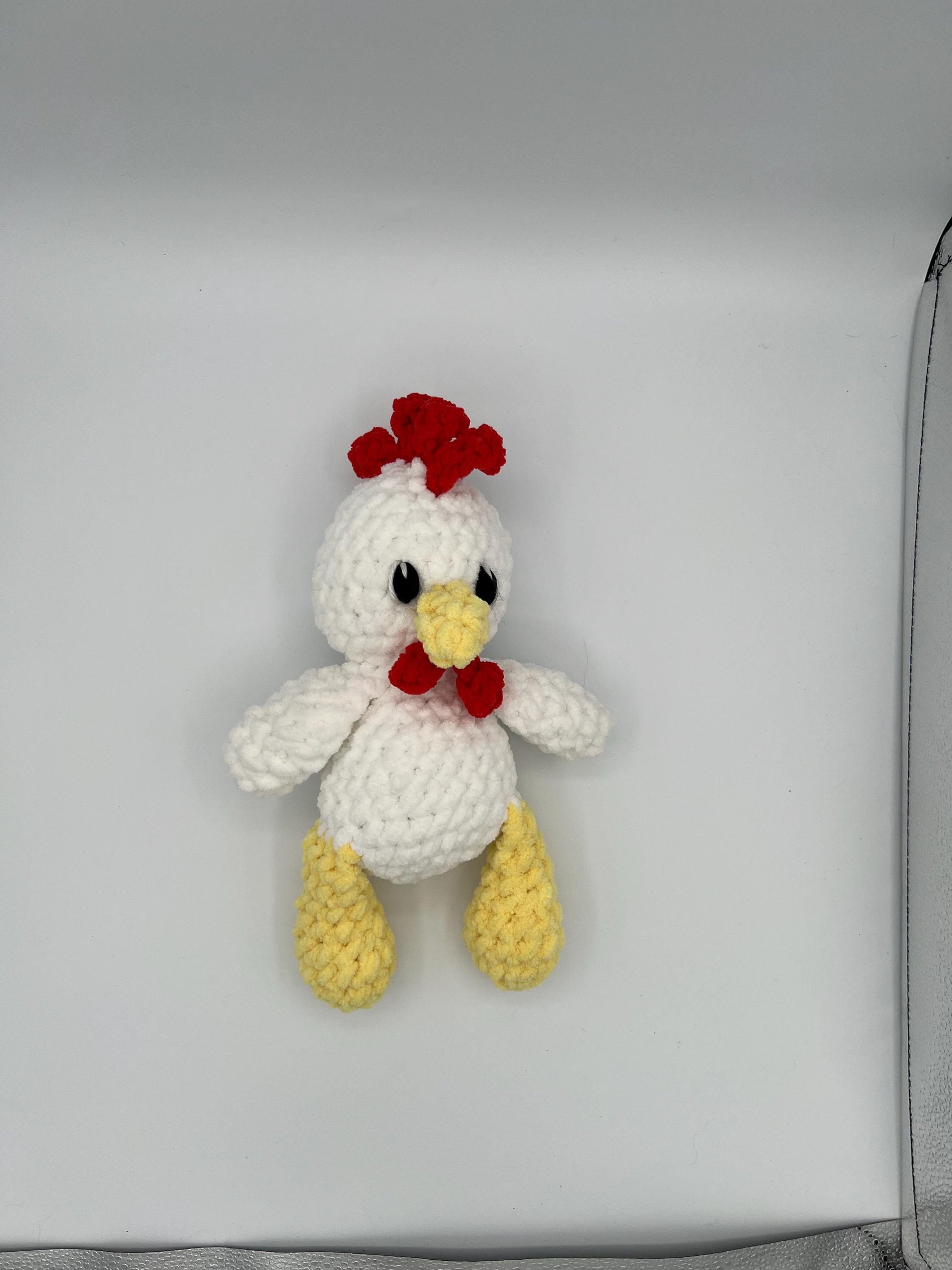 Coop the Chicken Plushie-HANDMADE Crochet